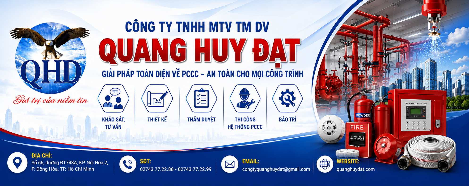 Dịch vụ PCCC Quang Huy Đạt